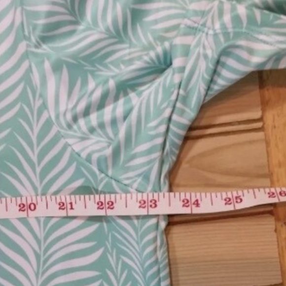 GreenSide Golf Polo Mint Green Sweet Vines Print Mens Polo Shirt  XL - Picture 5 of 8